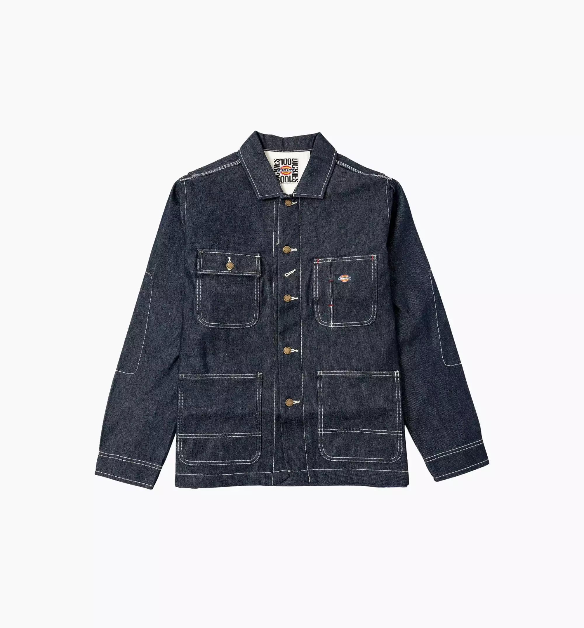 100 Year Denim Chore Coat Mens Jacket - Blue