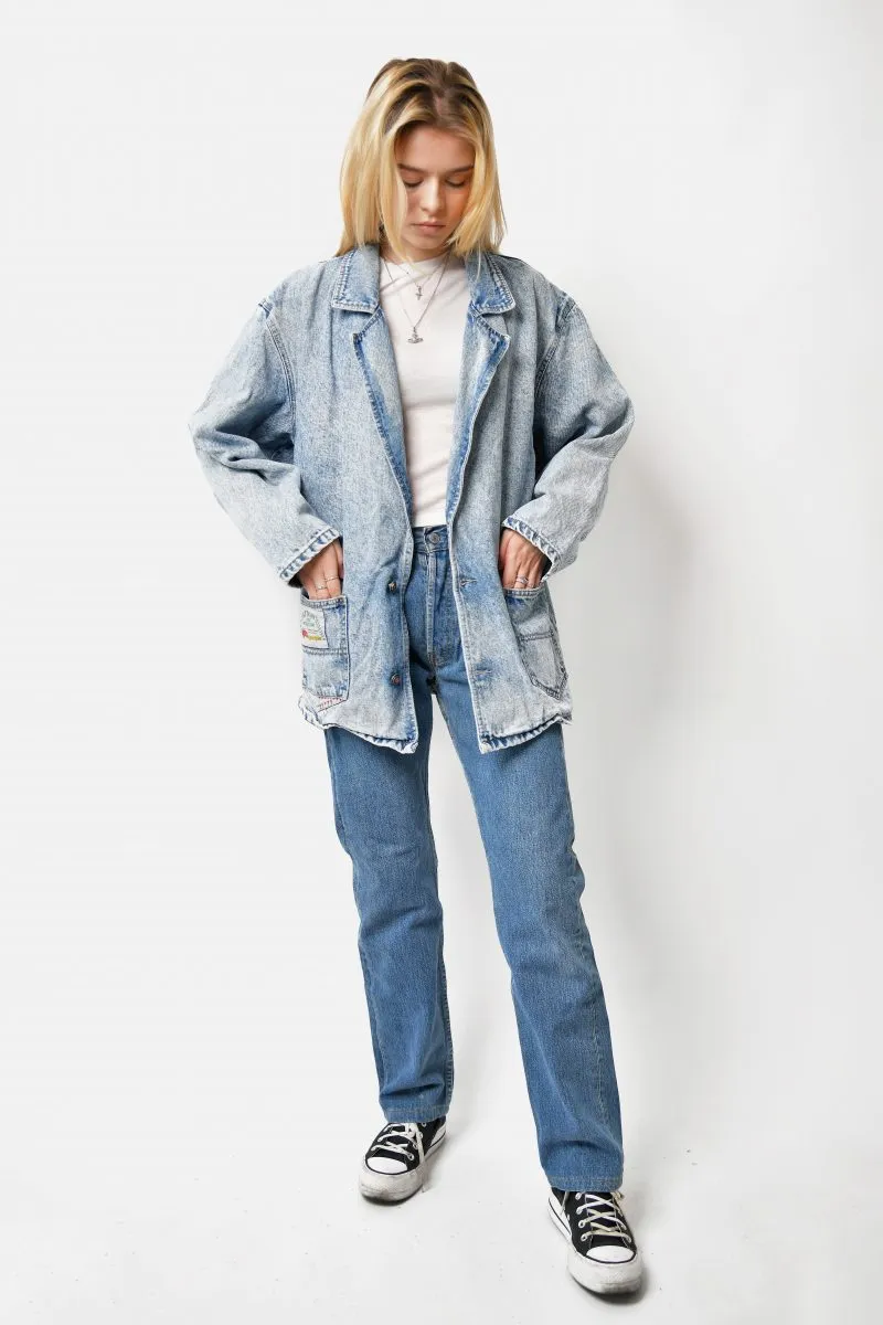 90s denim jacket for women