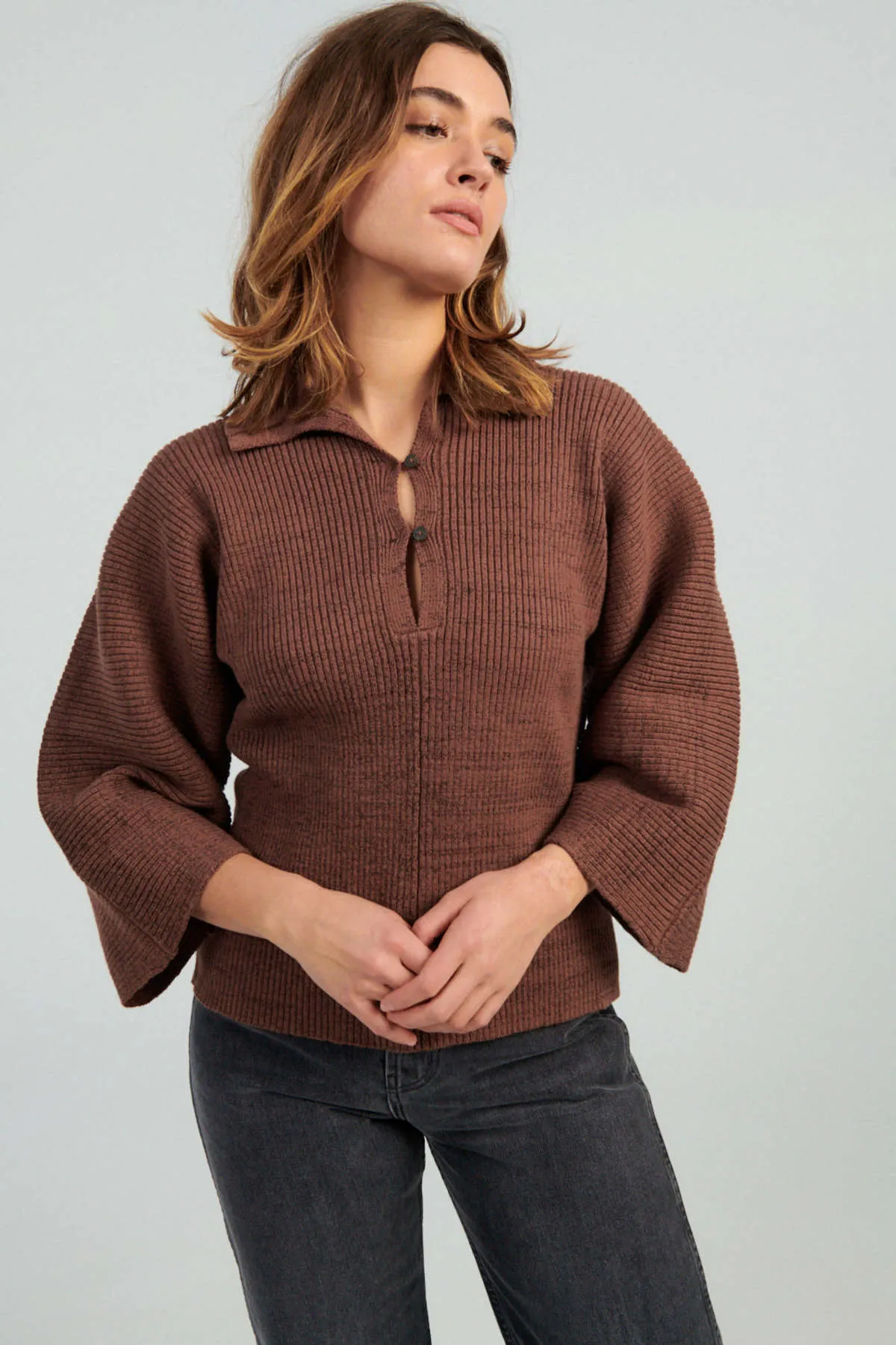 Ama Sweater - Brown