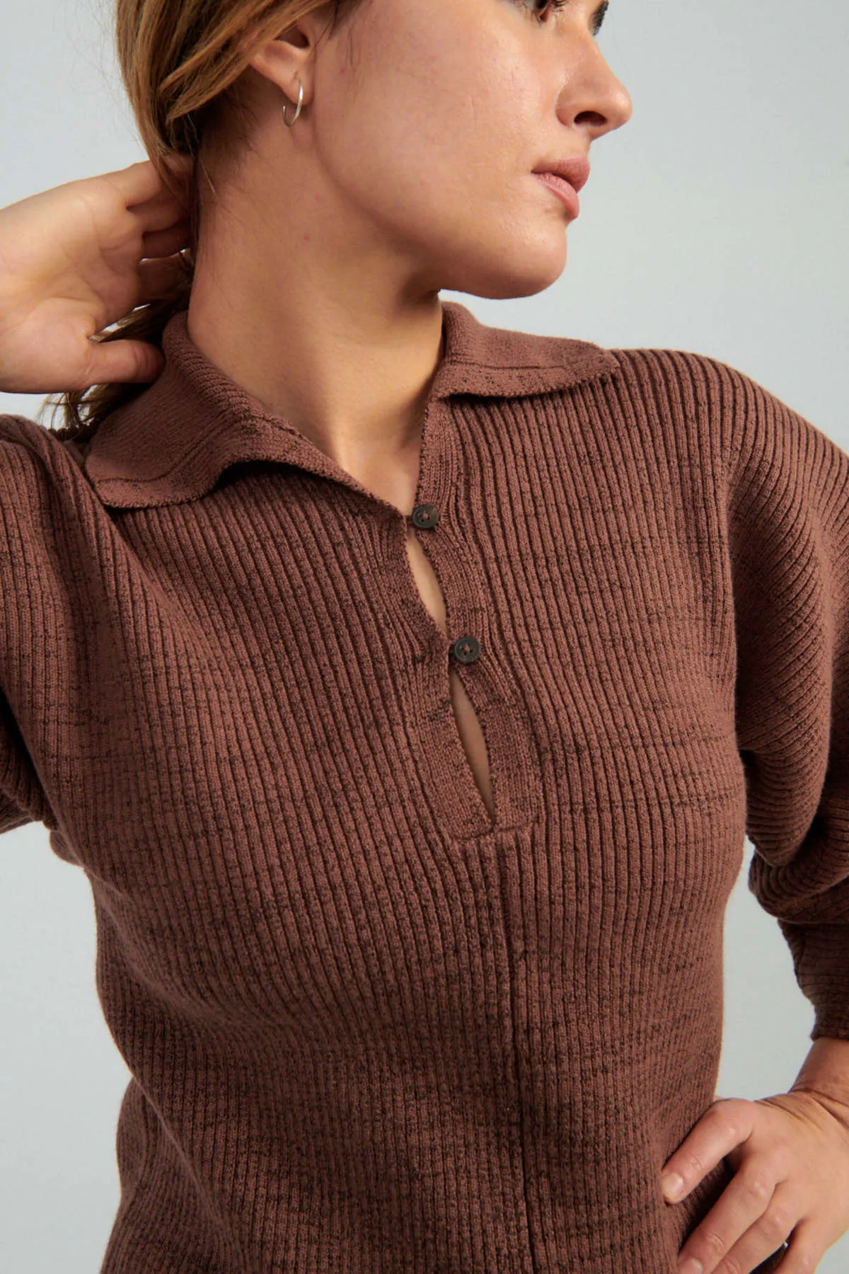 Ama Sweater - Brown