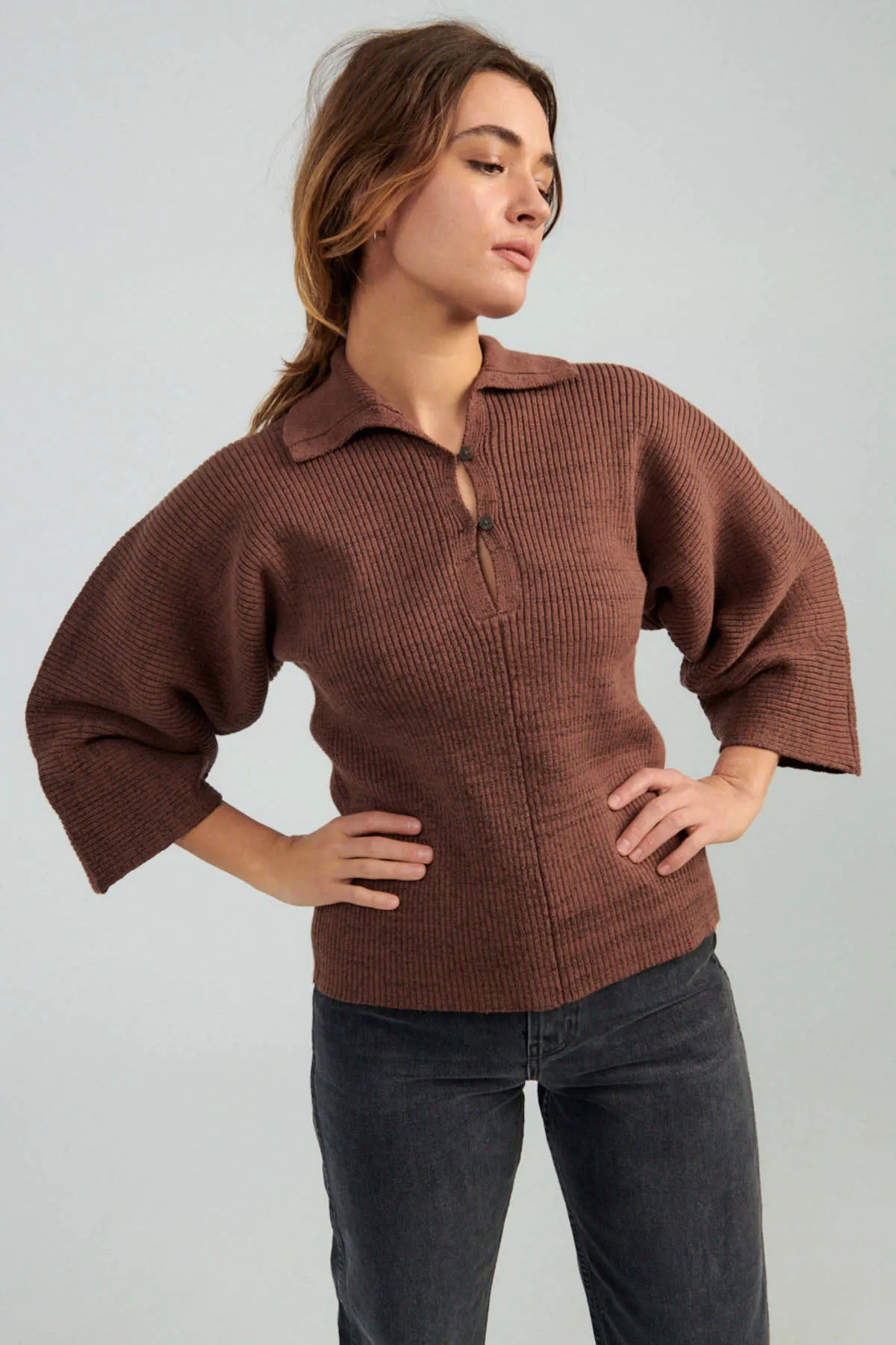 Ama Sweater - Brown