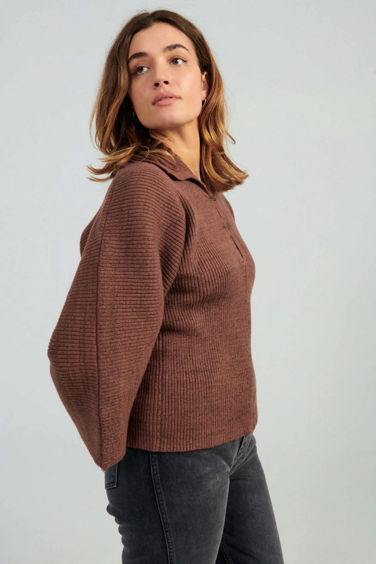 Ama Sweater - Brown