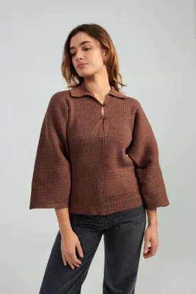 Ama Sweater - Brown