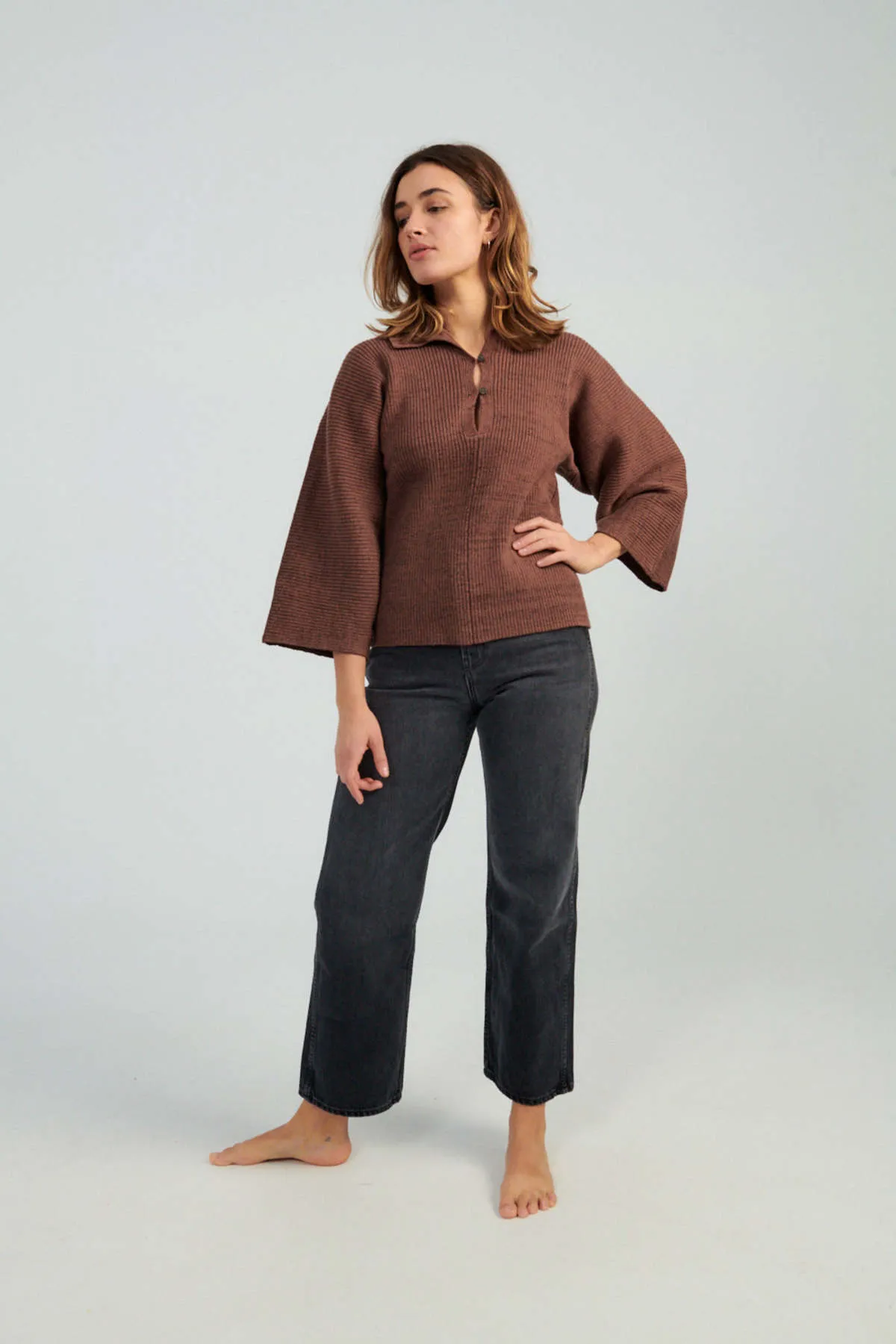 Ama Sweater - Brown