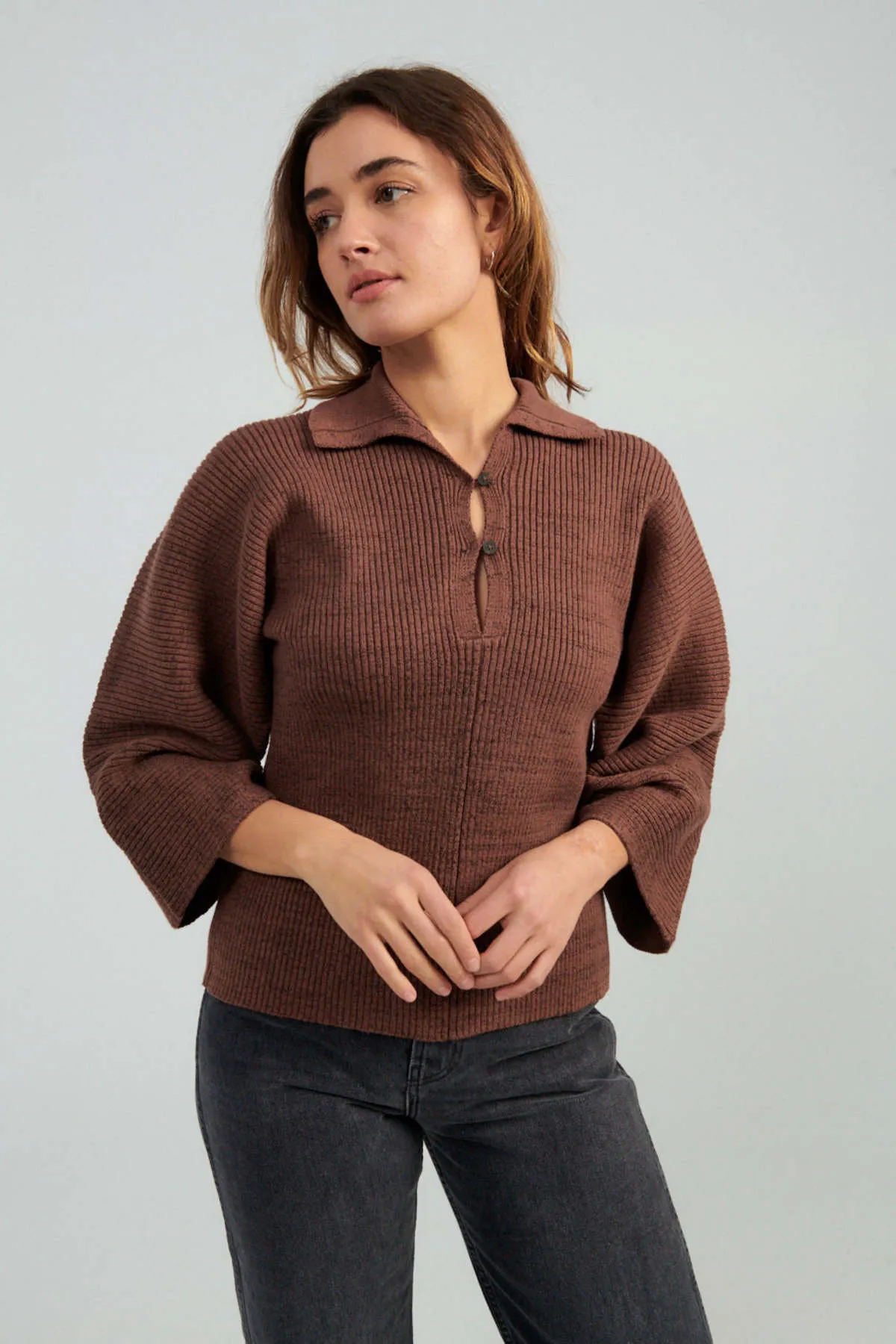 Ama Sweater - Brown