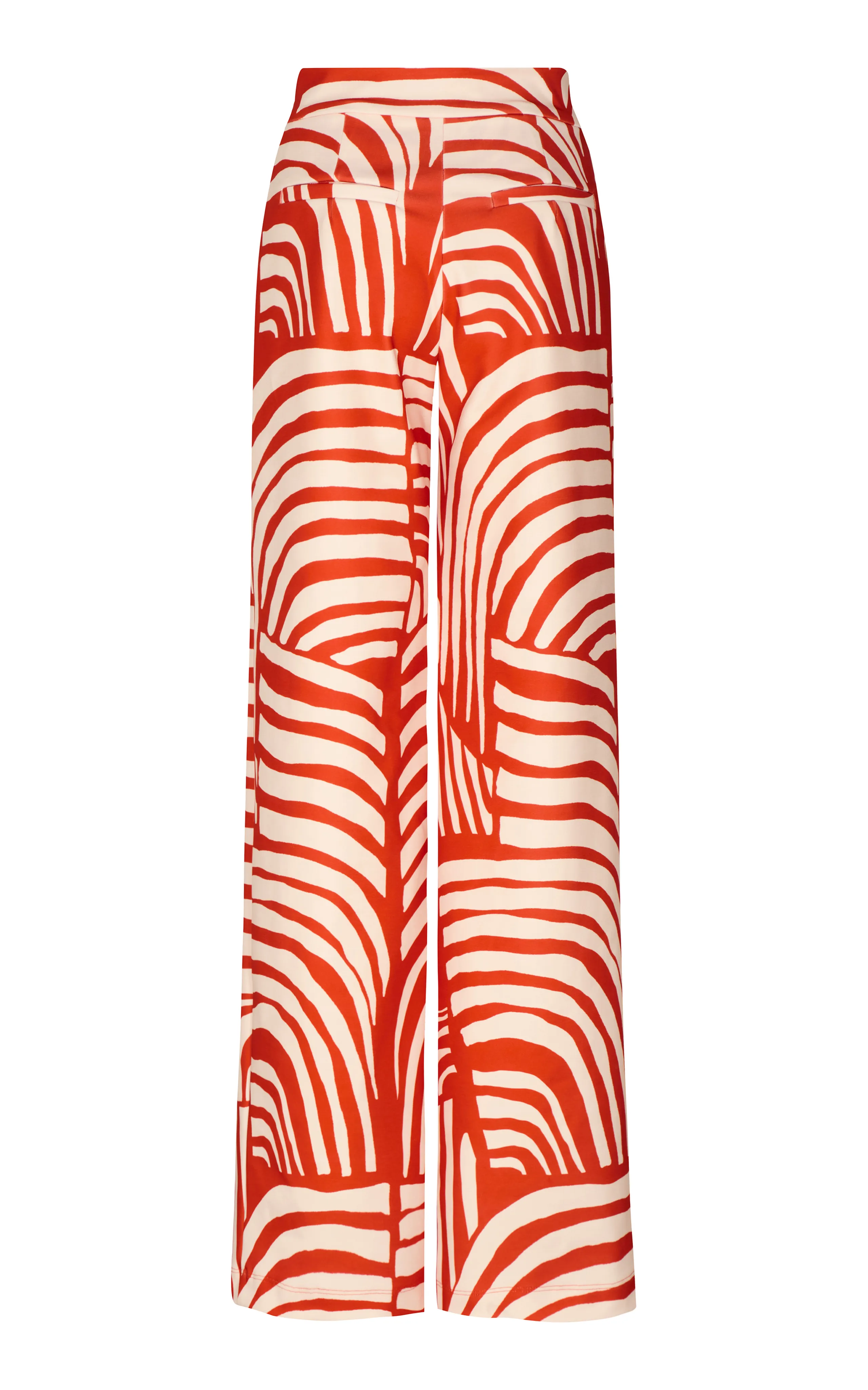 Andres Otalora El Pasado Printed Scuba Wide-Leg Pants