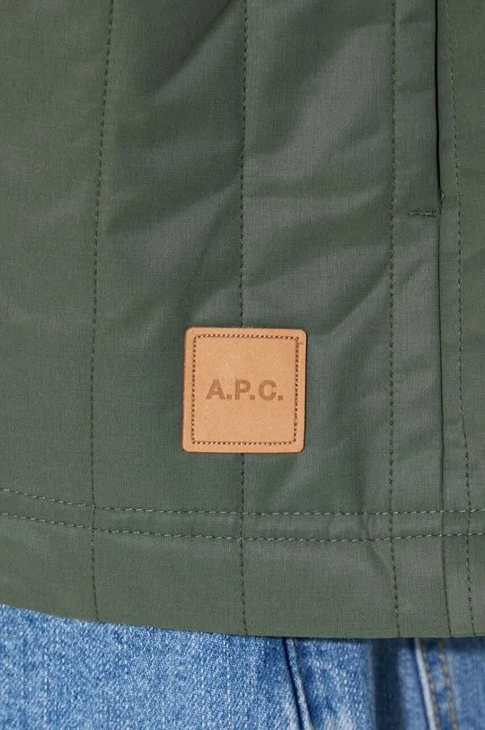 A.P.C. jacket men's green color