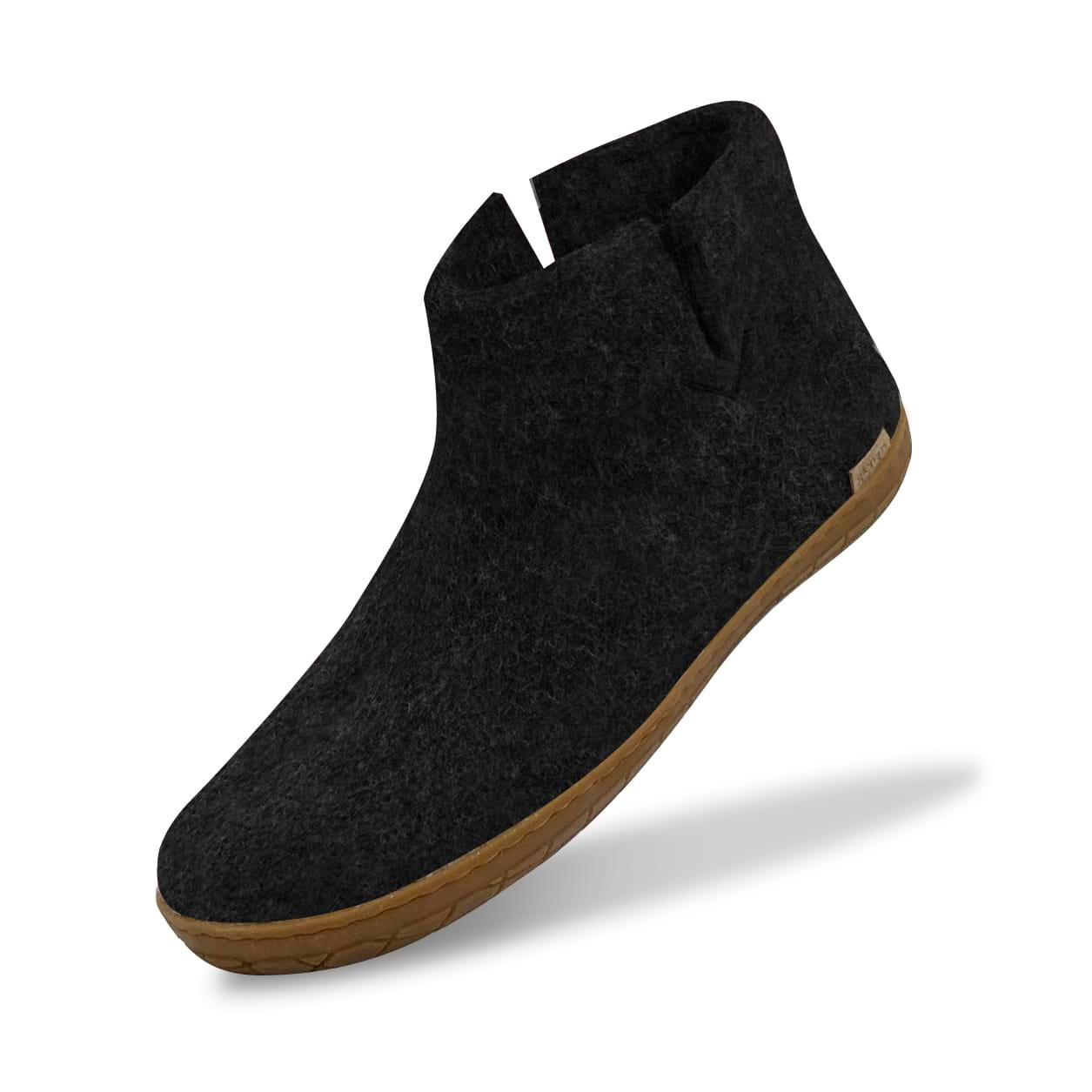 Boot with natural rubber sole - honey - Charcoal