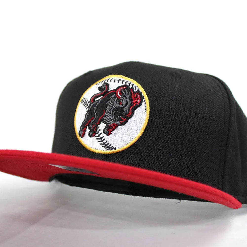 Buffalo Bisons New Era 59Fifty Fitted Hat (Black Red)