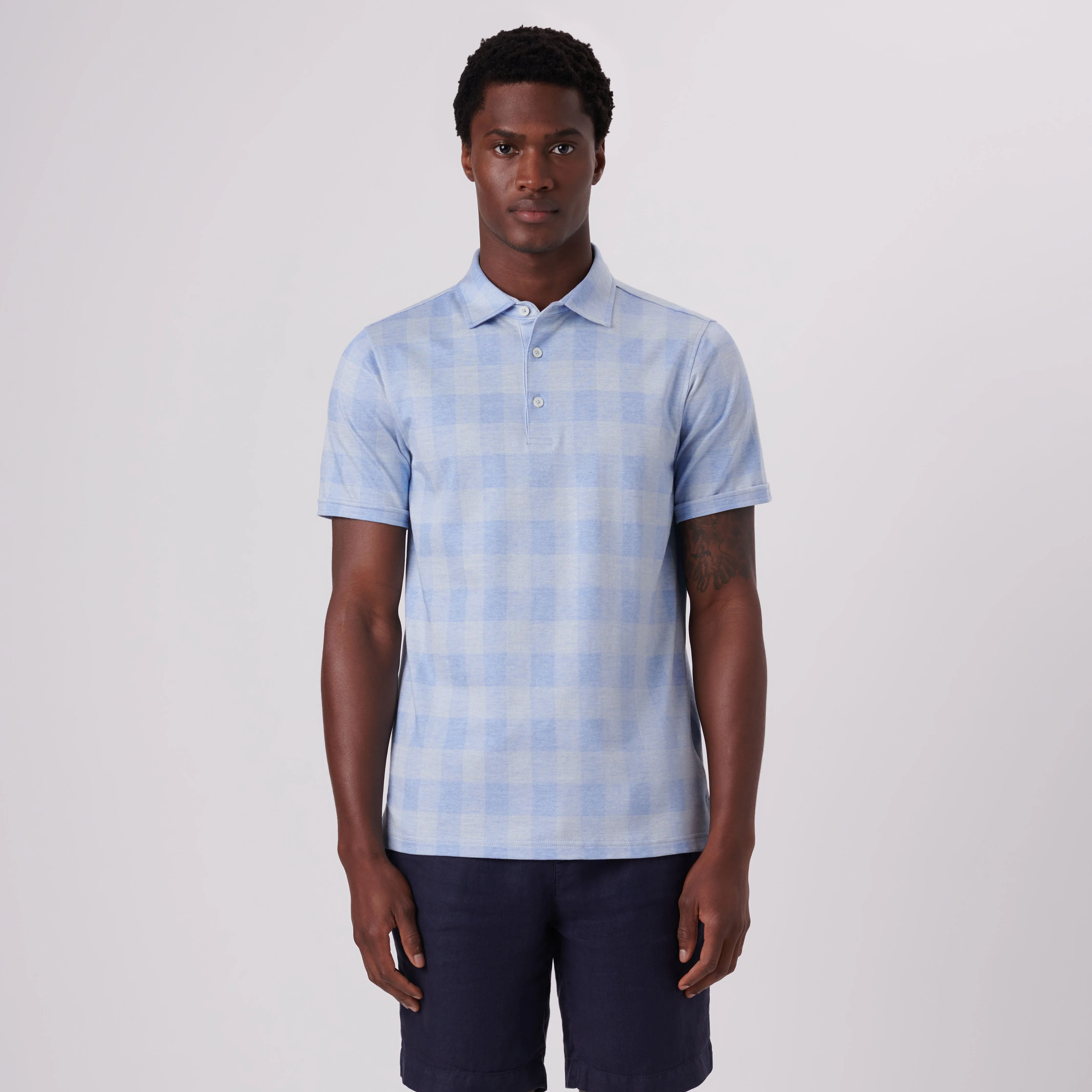 Buffalo Check Polo Shirt