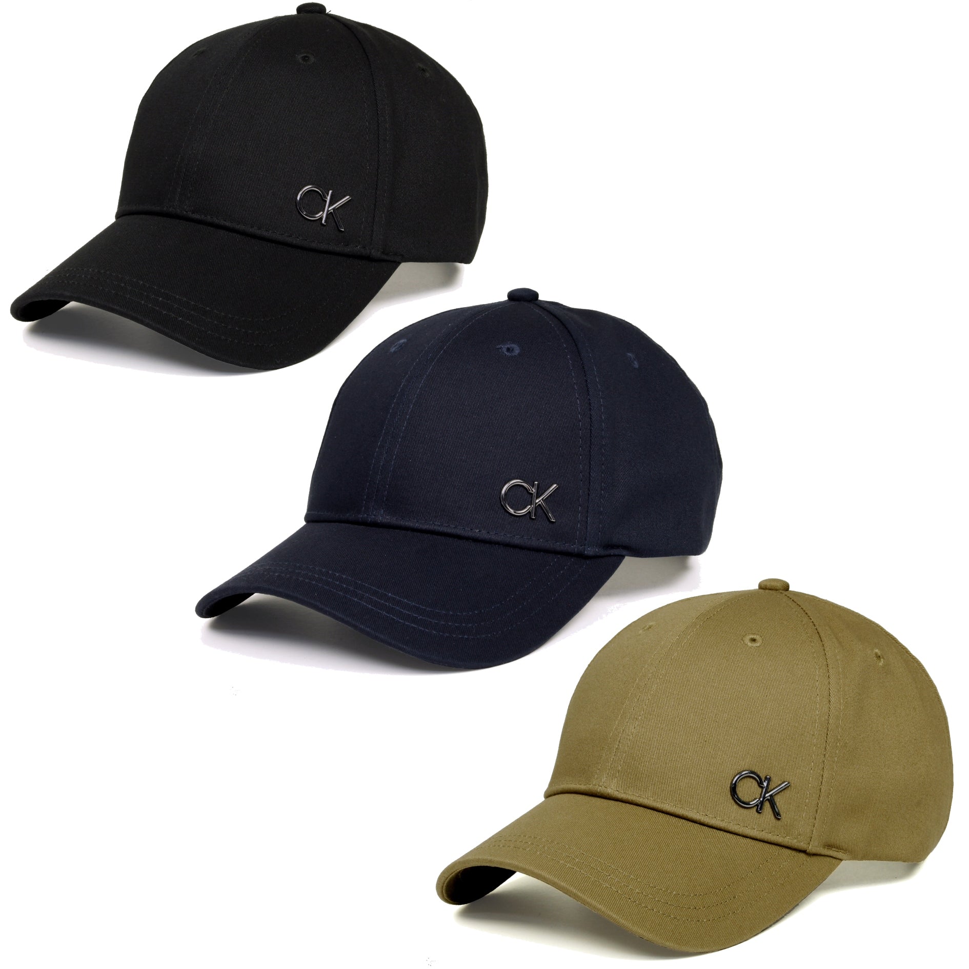 Calvin Klein 'Bombed' Metal Baseball Cap