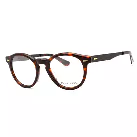 Calvin Klein CK21518 Eyeglasses BROWN HAVANA/Clear demo lens