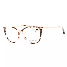 Calvin Klein CK22500 Eyeglasses ROSE TORTOISE/Clear demo lens