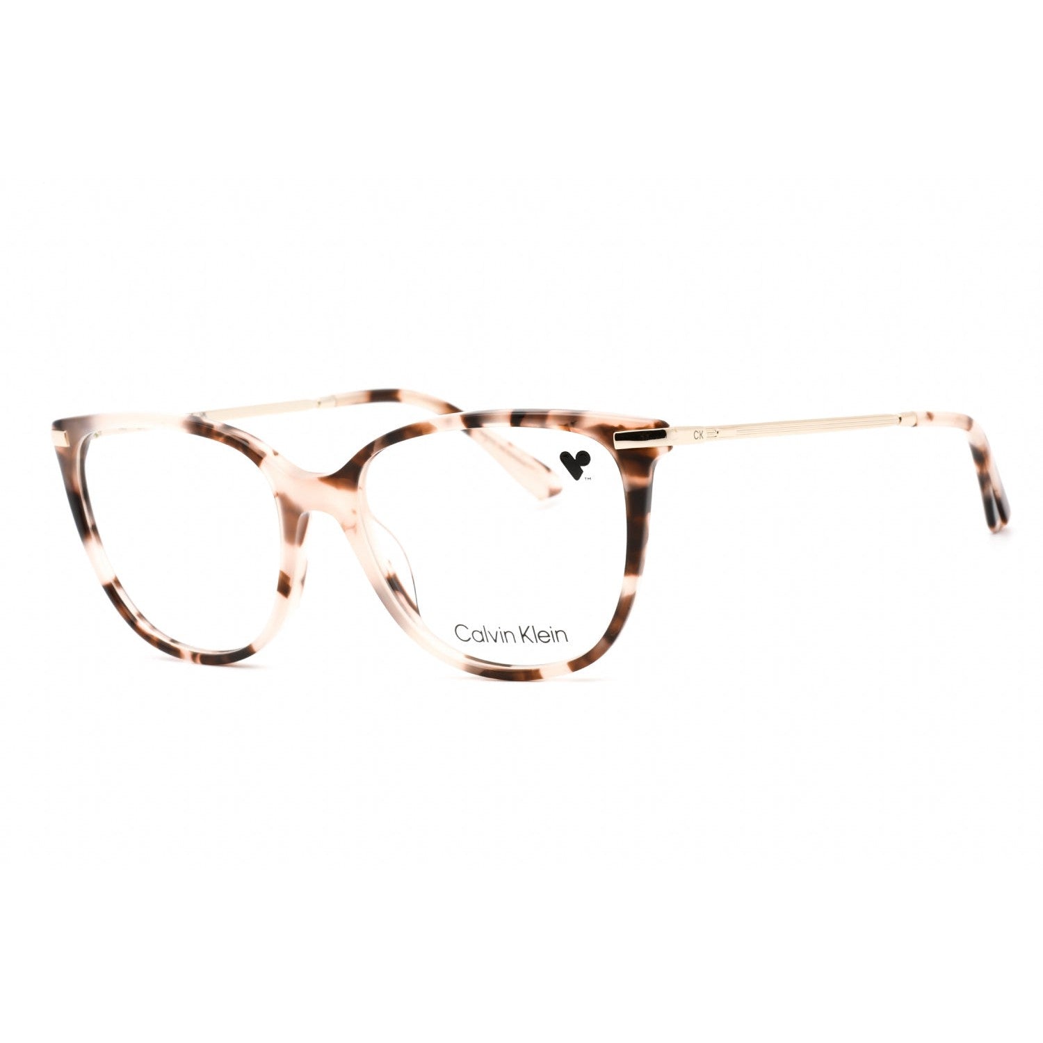 Calvin Klein CK22500 Eyeglasses ROSE TORTOISE/Clear demo lens