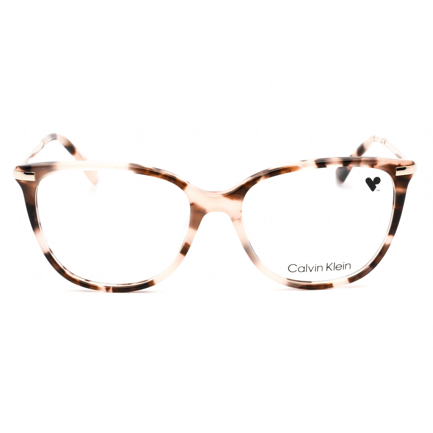 Calvin Klein CK22500 Eyeglasses ROSE TORTOISE/Clear demo lens