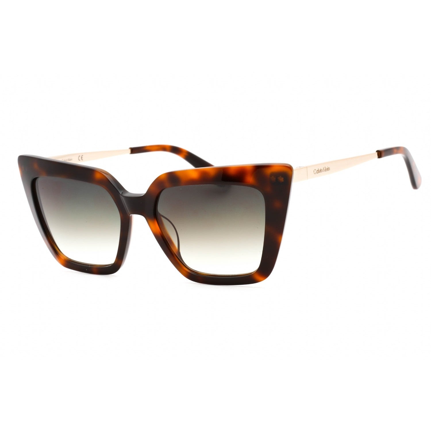 Calvin Klein CK22516S Sunglasses BROWN HAVANA/Brown Gradient Women's