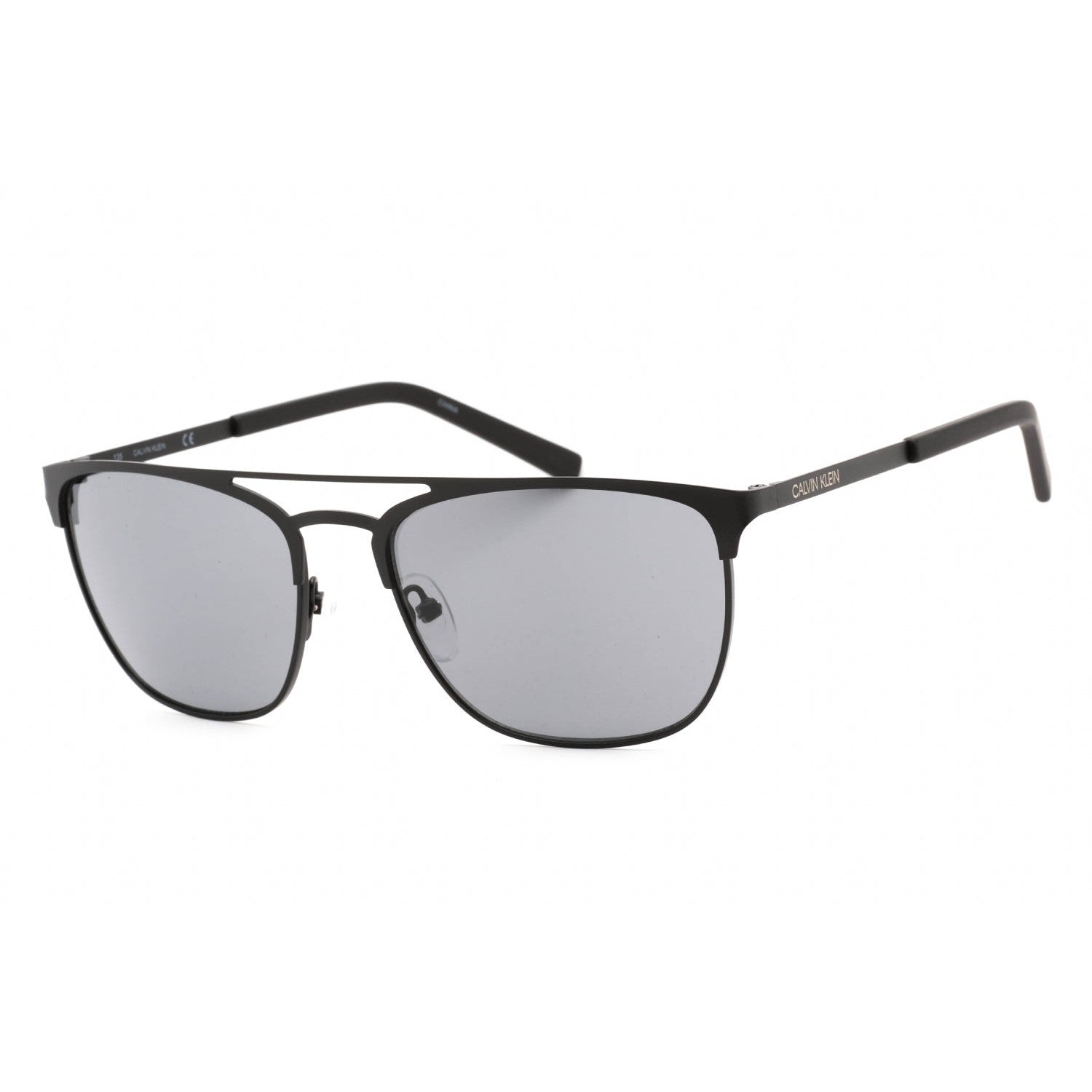 Calvin Klein Retail CK20123S Sunglasses Matte Black / Solid Smoke Women's