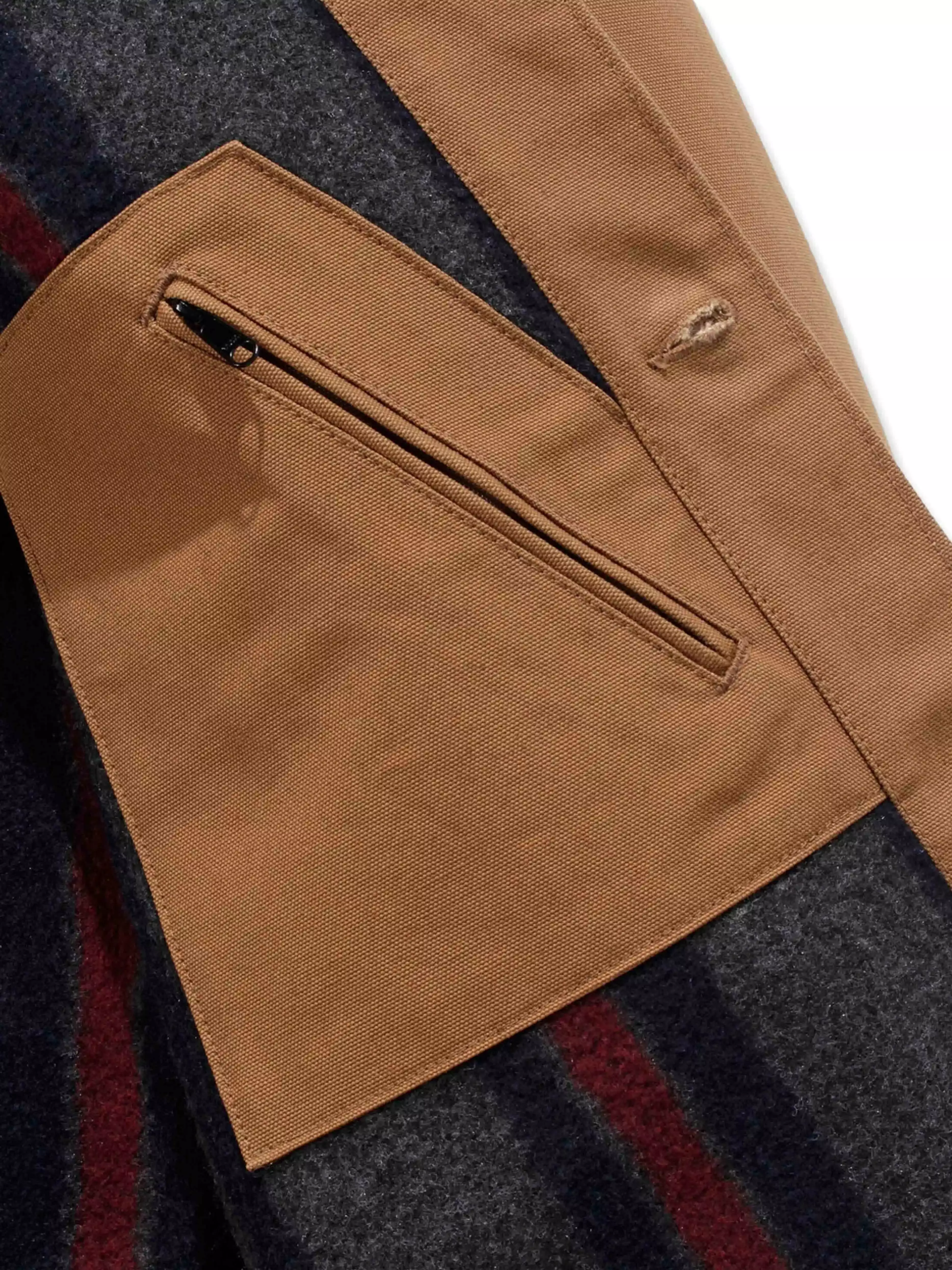 Carhartt Chore Coat Blanket Lined Brown