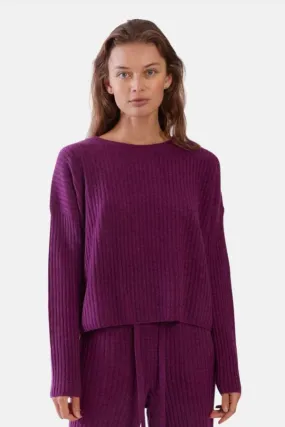 Chase Crop Sweater - Phlox