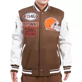 Cleveland Browns Mash Up Varsity Jacket