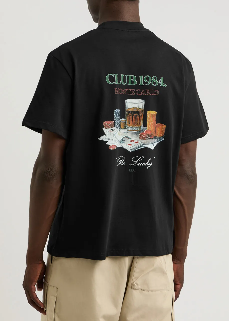 CLUB 1984 Casino printed cotton T-shirt  -                         -                     -                