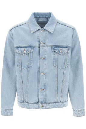 denim jacket for men 207JA001 D22 EVERGREEN ICE BLUE