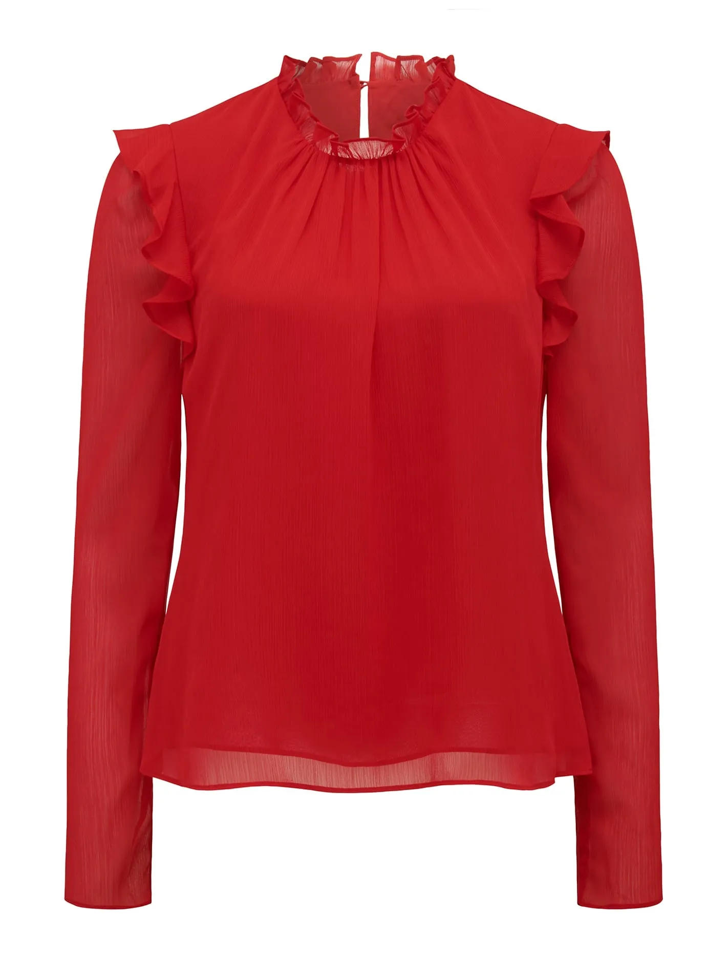 Diane Frill Detail Blouse