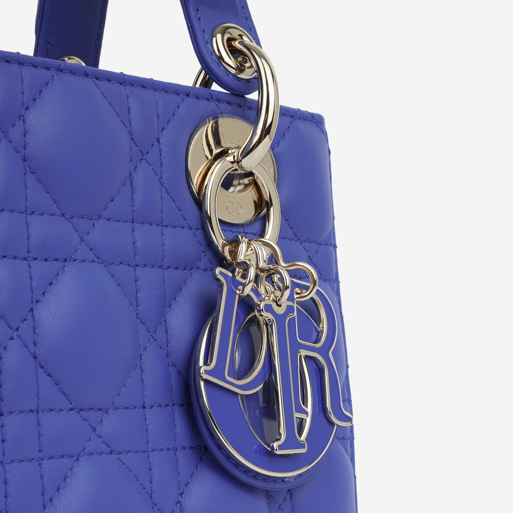 Dior Small Lady Dior - Royal Blue