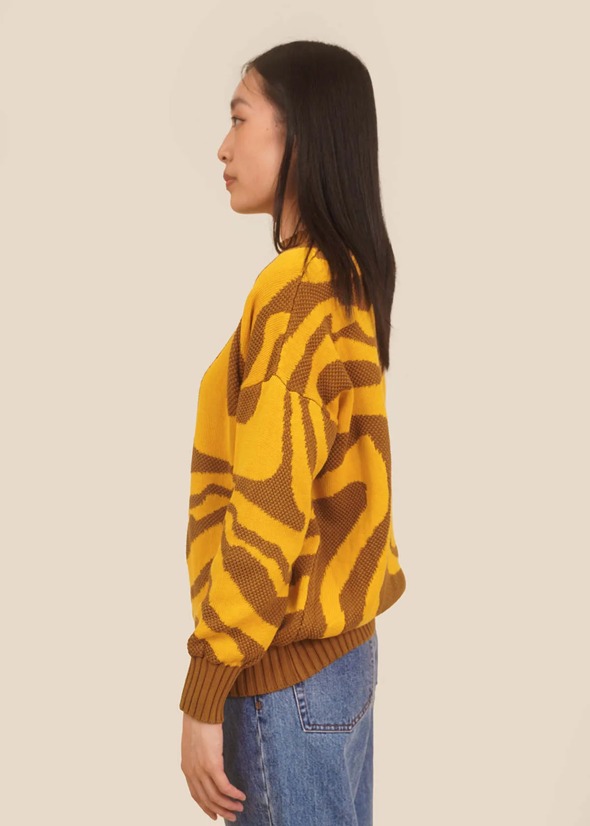 Dipped Banana Lily Sweater