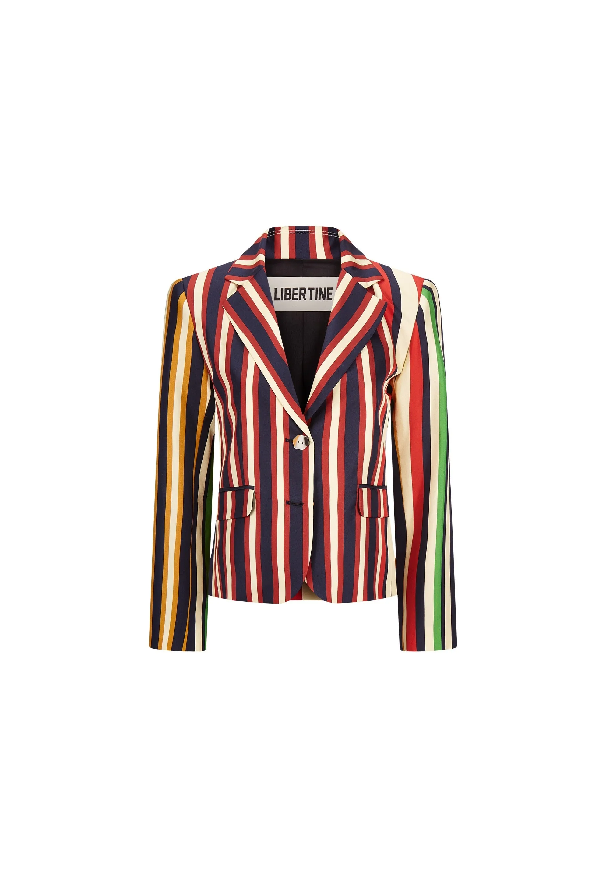 'ETON STRIPE' L/S SHORT BLAZER