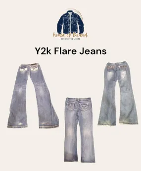 Grade C Y2k flary bottom jeans