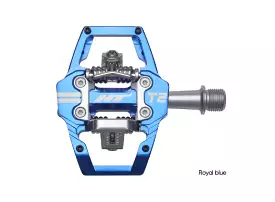 HT Mountain Bike Clipless Pedals - T2 - Royal Blue