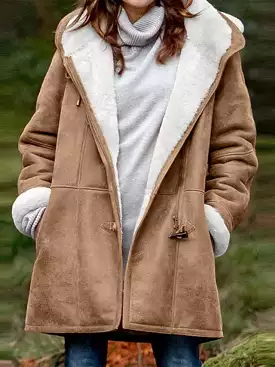 Ladies' Casual Hoodie Coat Jacket for School, Office, and Everyday Wear