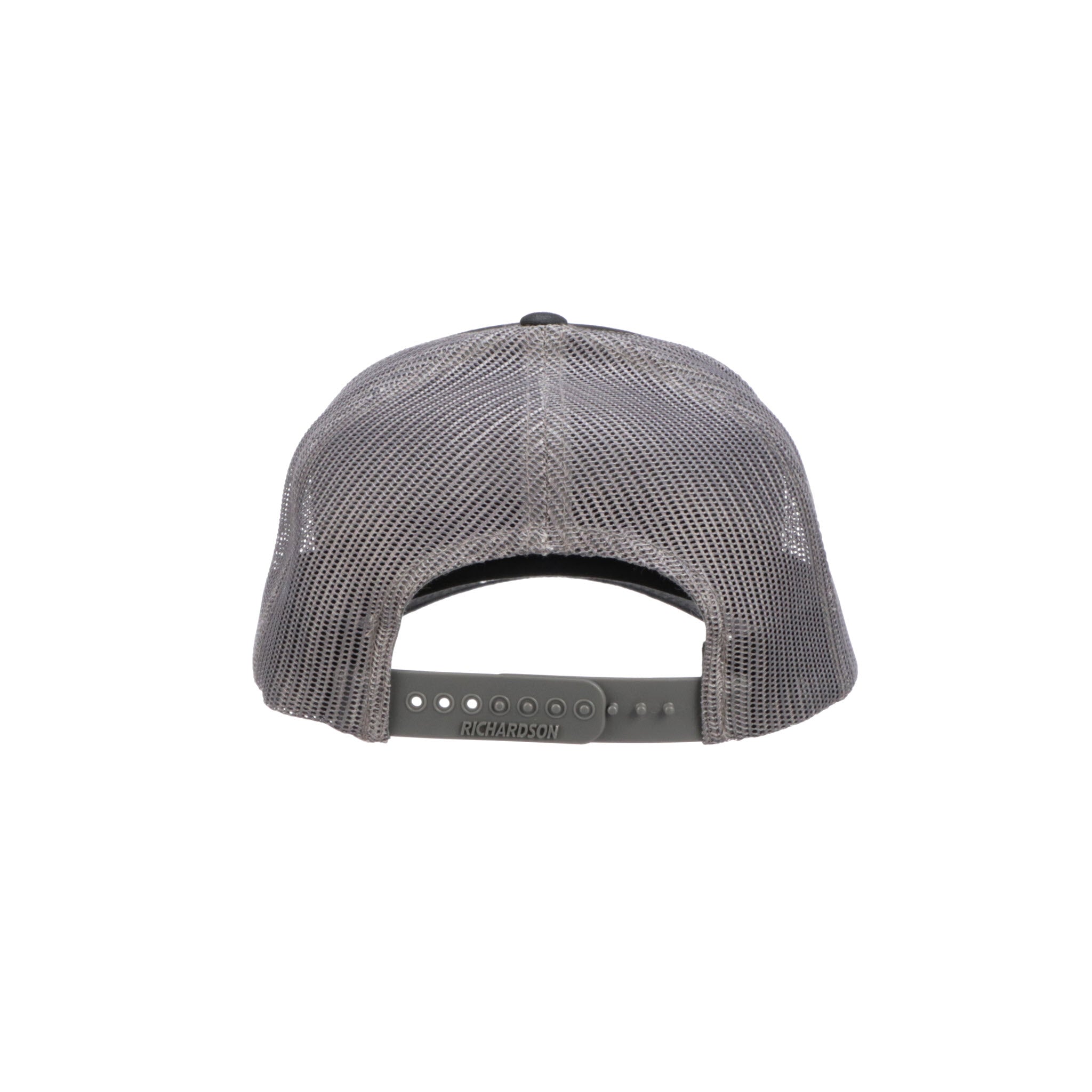 Leather Patch Cap Round :: Black + Charcoal