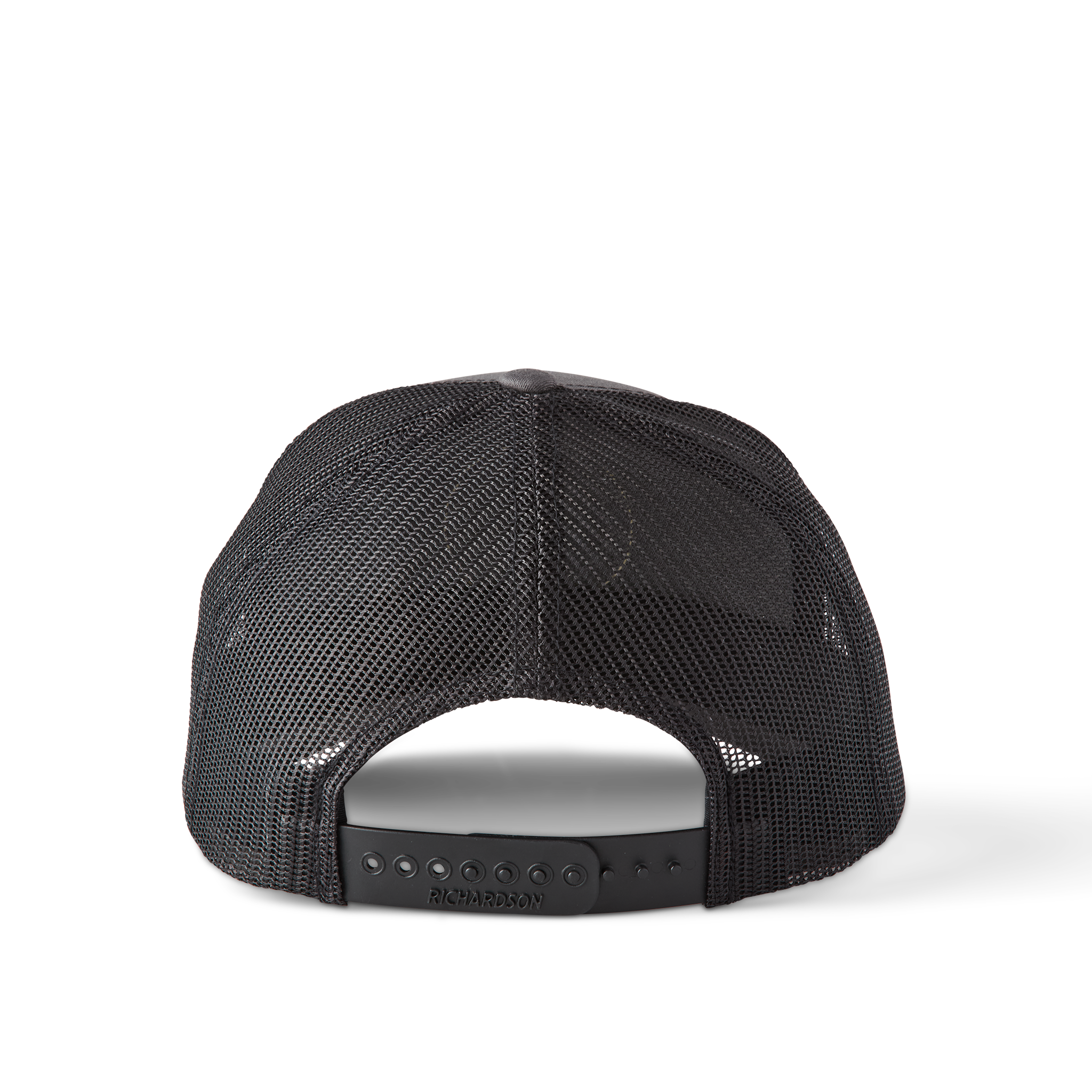 Leather Patch Cap Round :: Charcoal + Black