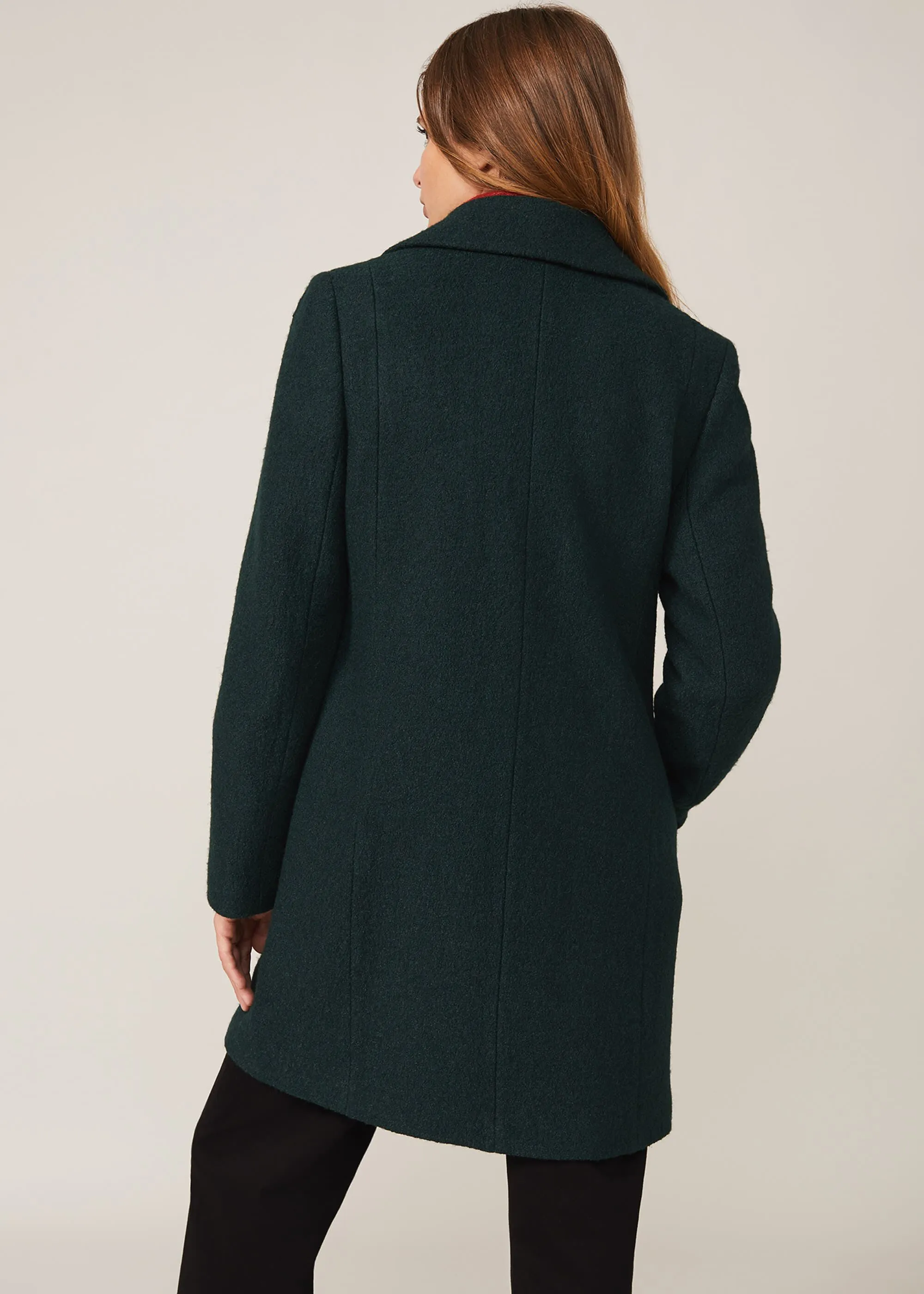 Lucine Double Breasted Wool Coat