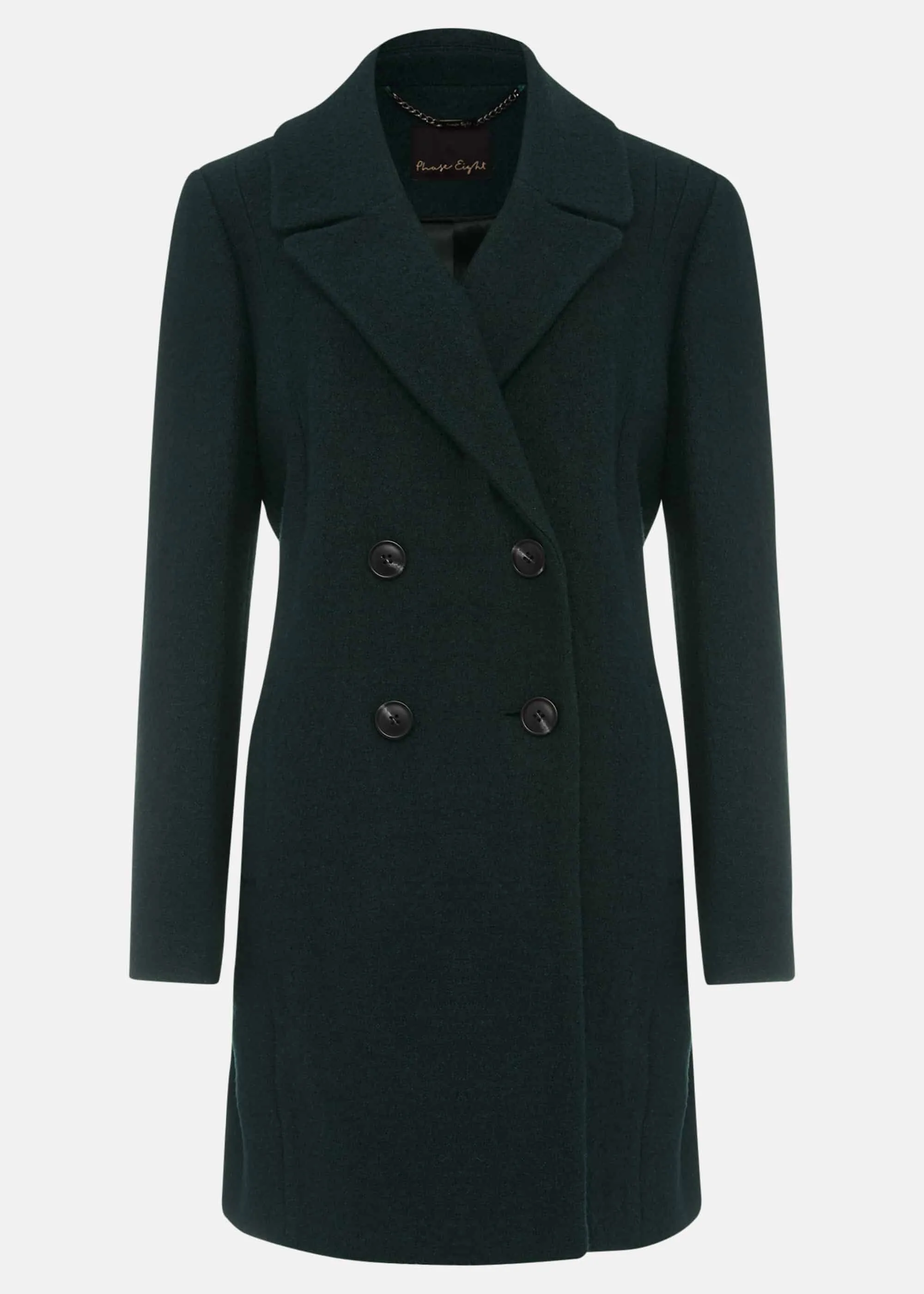 Lucine Double Breasted Wool Coat