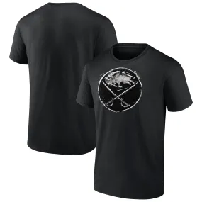 Men's Buffalo Sabres Black Iced Out T-Shirt