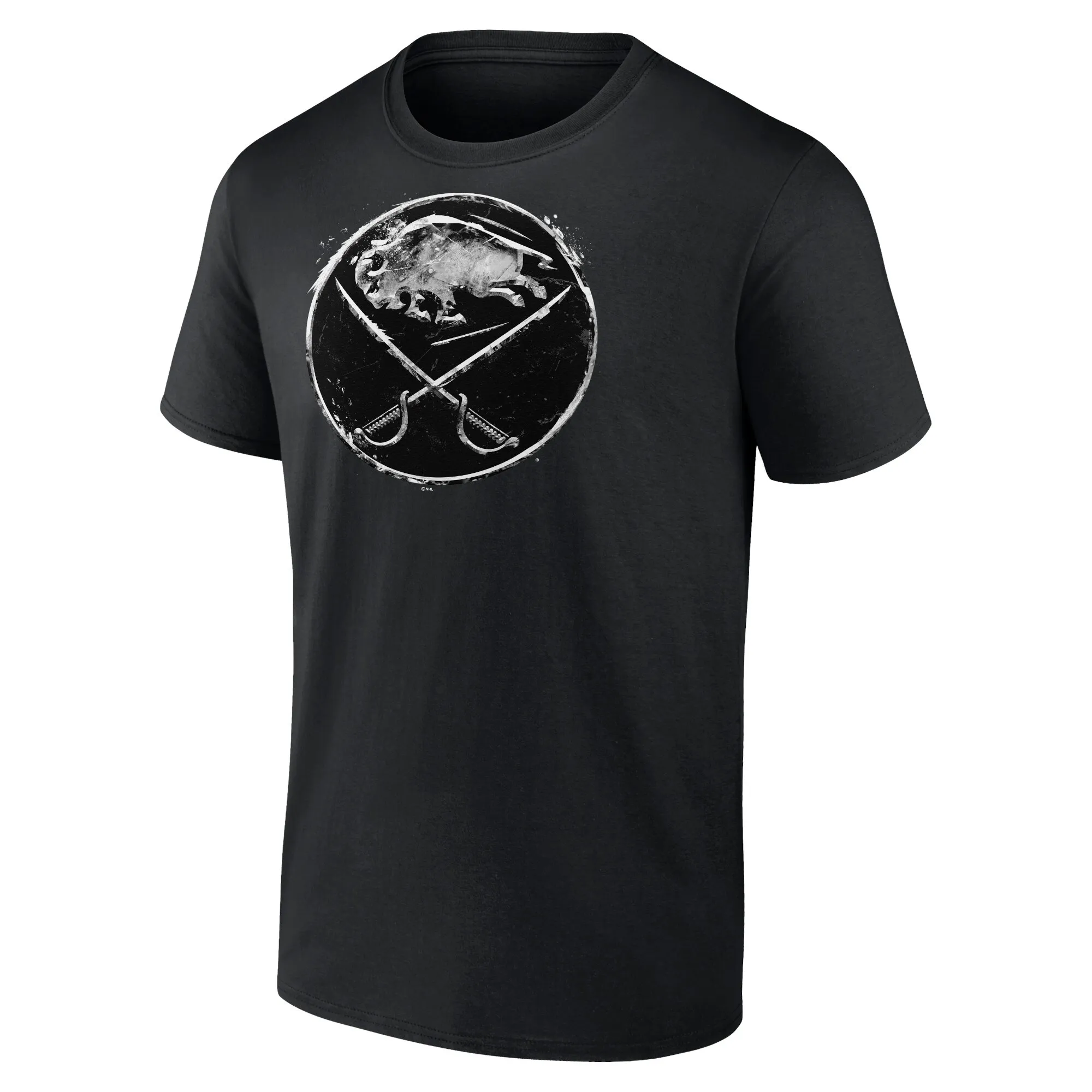 Men's Buffalo Sabres Black Iced Out T-Shirt