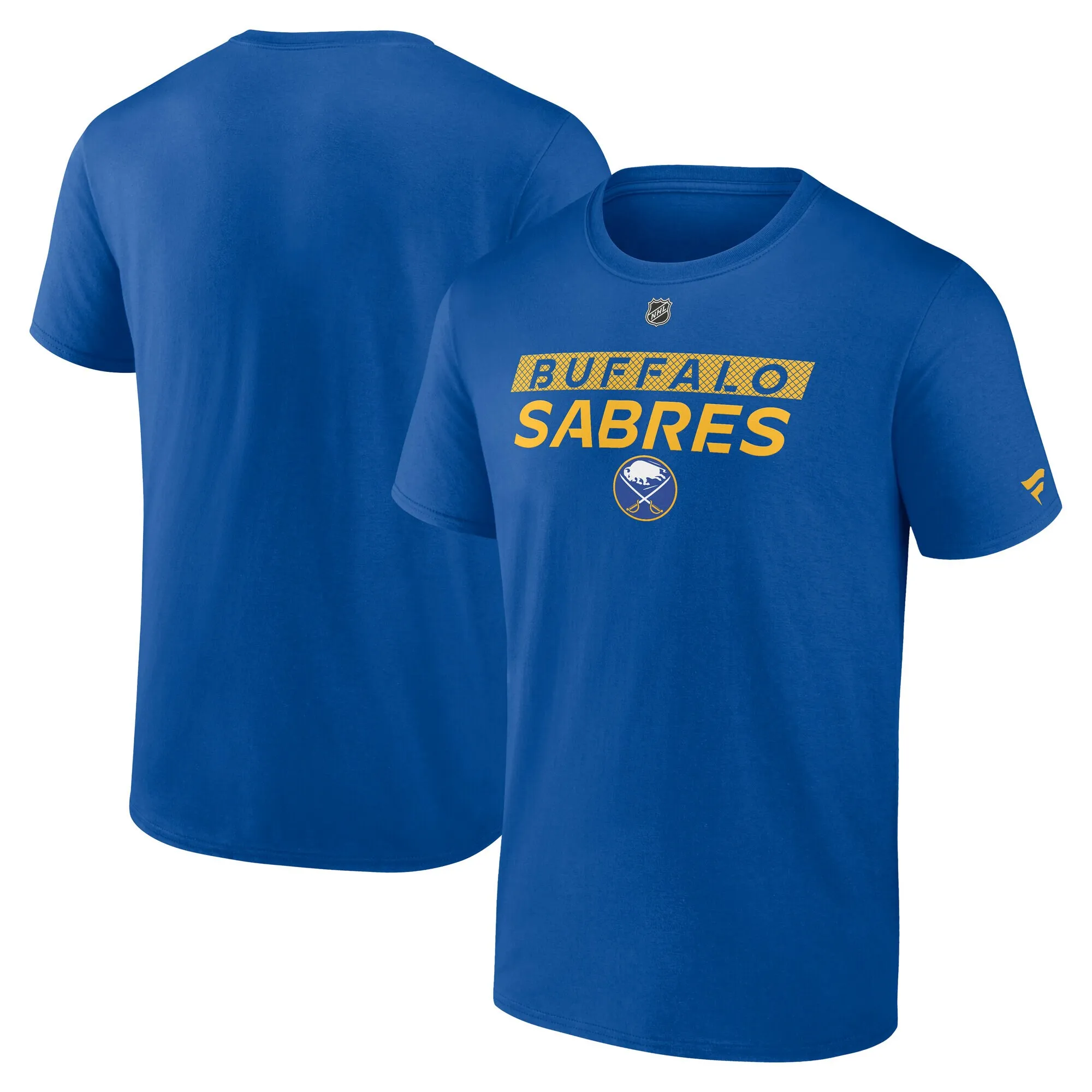 Men's Buffalo Sabres  Fanatics Royal Authentic Pro Core Primary T-Shirt