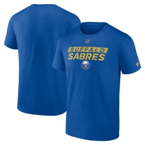 Men's Buffalo Sabres  Fanatics Royal Authentic Pro Core Primary T-Shirt