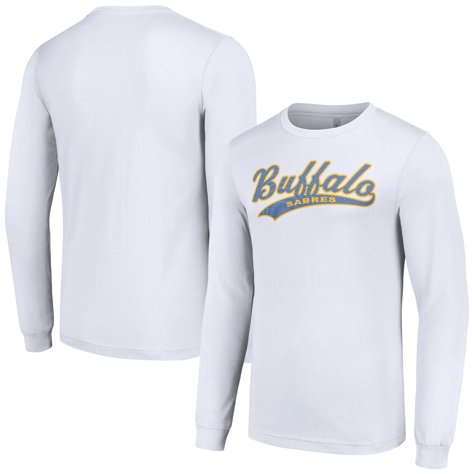 Men's Buffalo Sabres Starter White Tailsweep T-Shirt