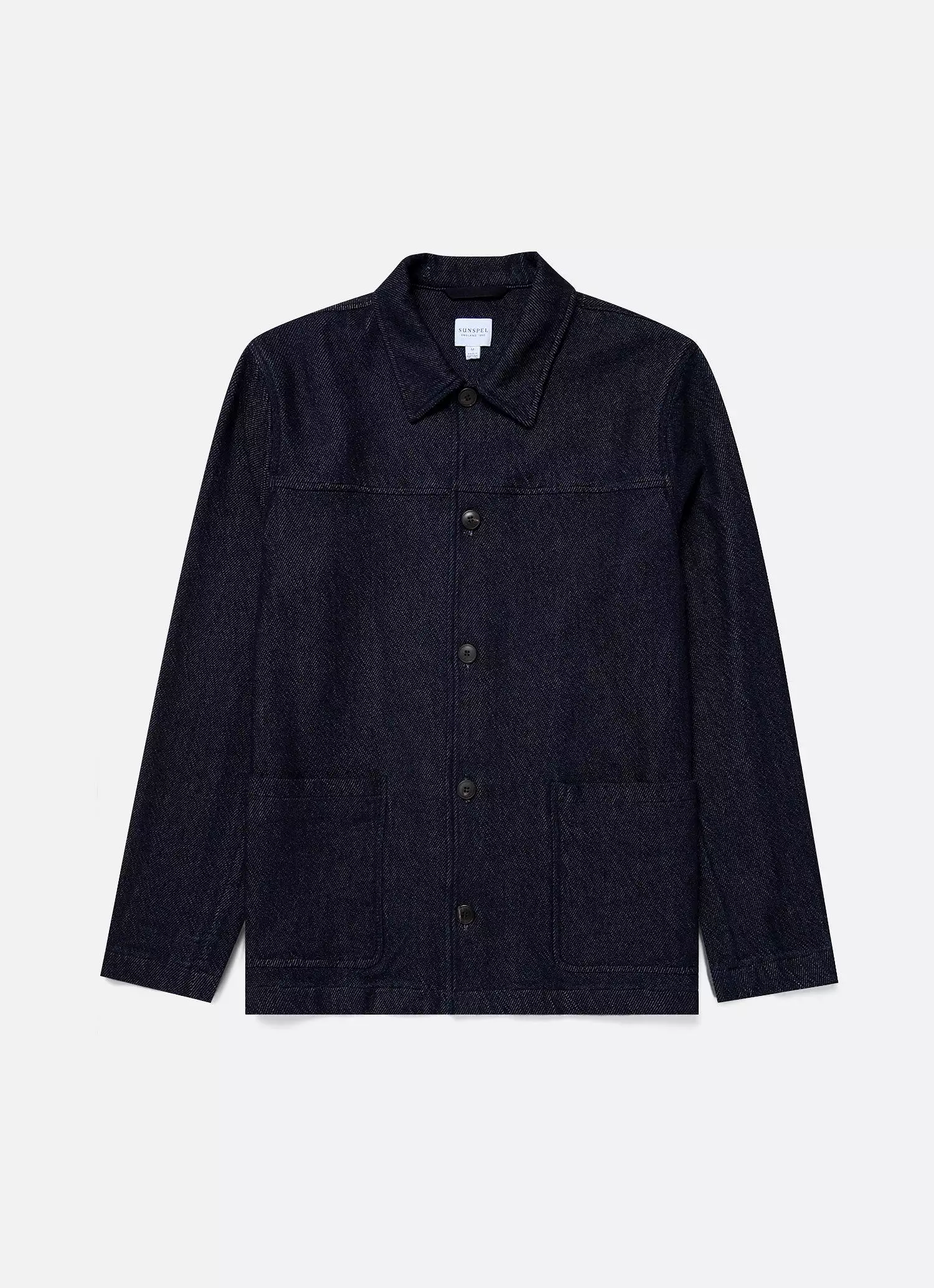 Men's Denim Chore Jacket in Selvedge Denim