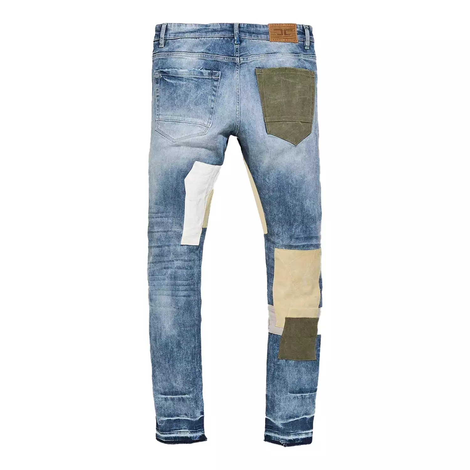 Men's Matching Patched Pant