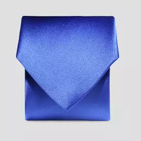 Mens Royal Blue Satin Tie