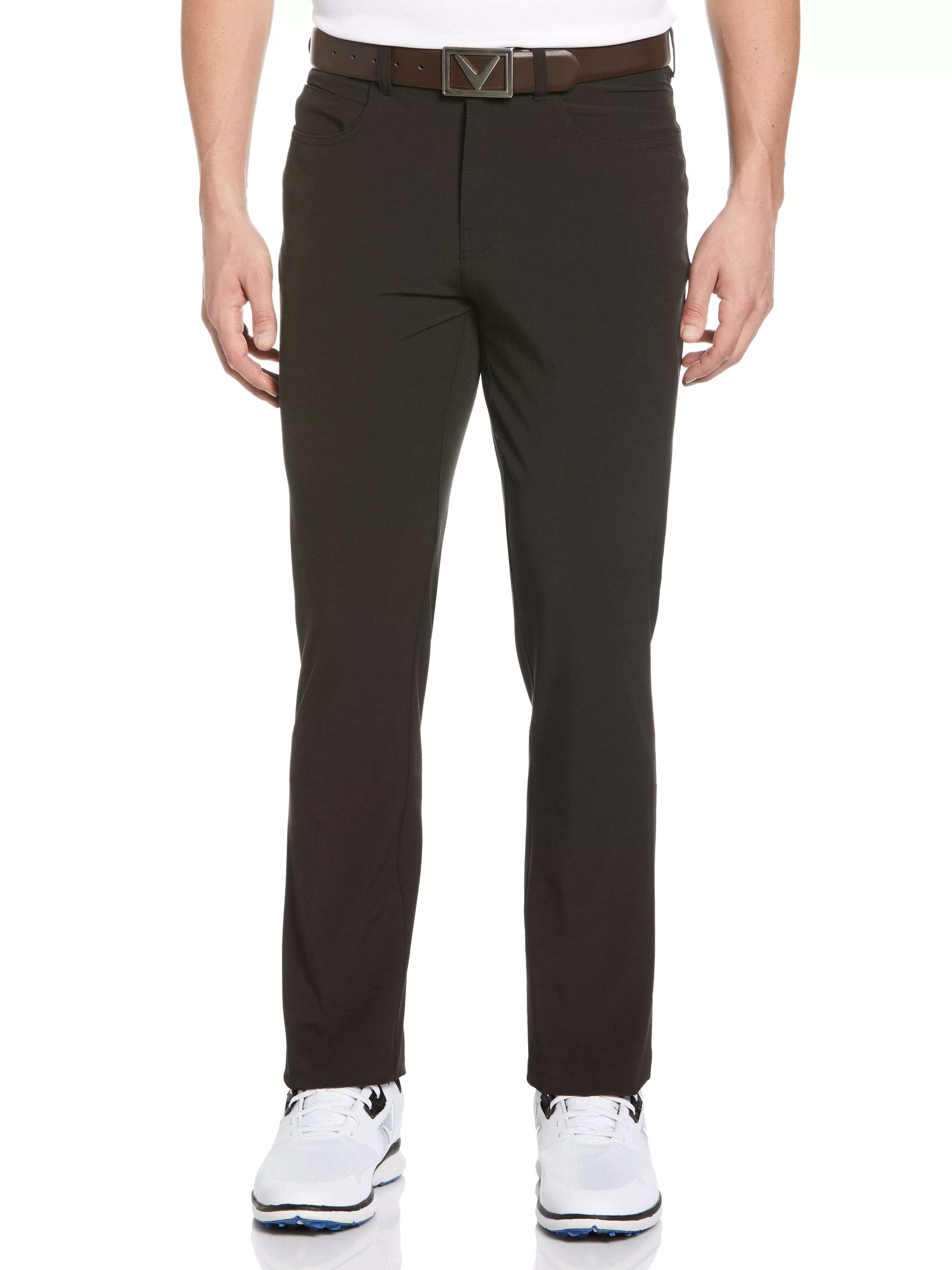 Mens Textured 5-Pocket Pant