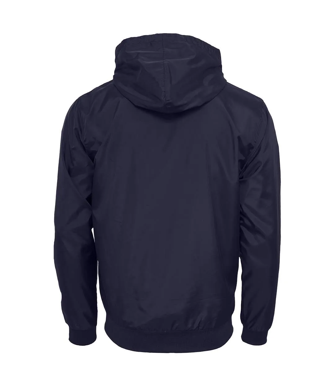 Mens zip up wind runner jacket navy Build Your Brand