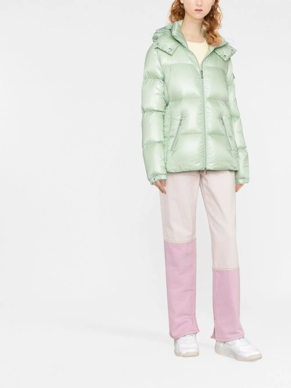 MONCLER 23FW Women's Outer Bubble Jacket - Colorful and Warm for Cooler Seasons