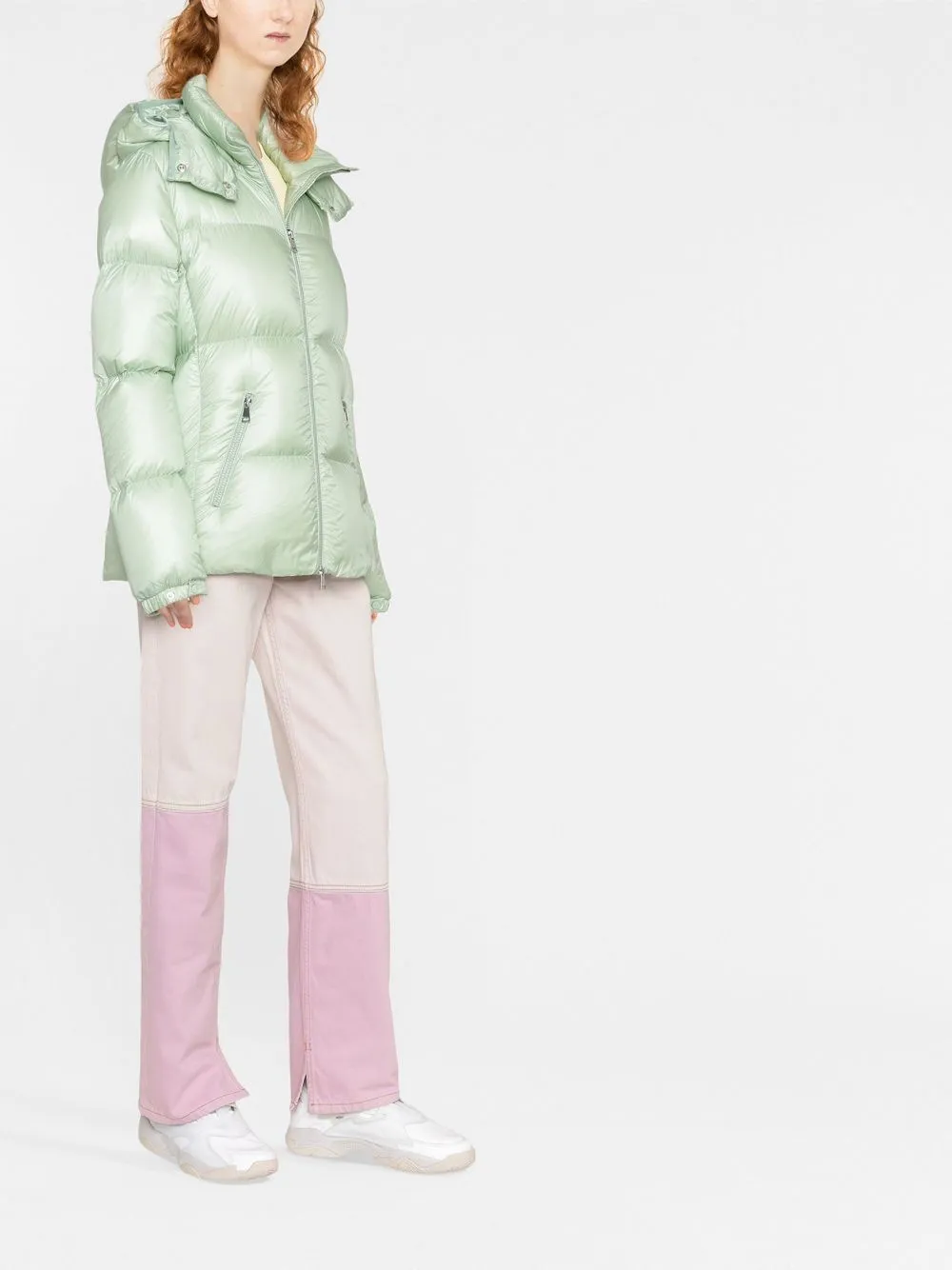 MONCLER 23FW Women's Outer Bubble Jacket - Colorful and Warm for Cooler Seasons