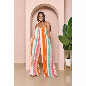 Multi Color Palazzo Jumpsuit